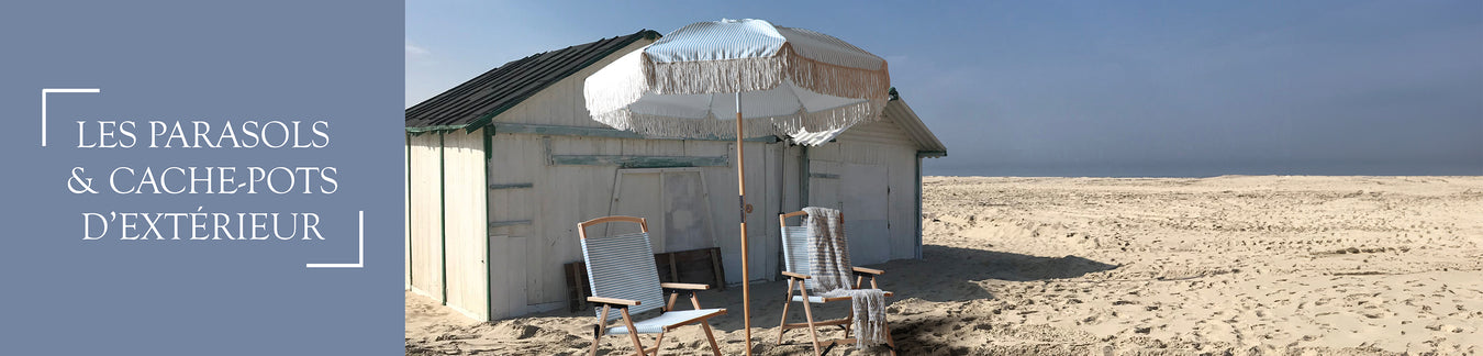 Parasols & cache-pots d'extérieur