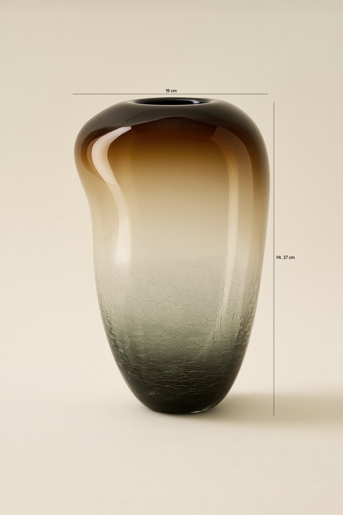 Dimensions Liv - Vase en verre soufflé