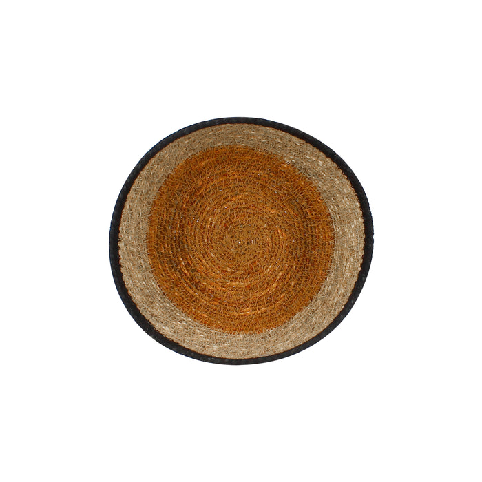 Panier rond Dune en jonc de mer naturel D18 cm
