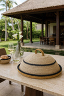 Dune - Panier cloche en jonc de mer naturel