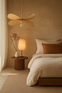 Luciole - Suspension en bambou naturel Ø60cm