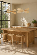 Luciole - Suspension en bambou naturel Ø60cm