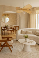 Luciole - Suspension en bambou naturel Ø60cm