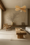 Luciole - Suspension en bambou naturel Ø80cm