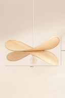 Luciole - Suspension en bambou naturel Ø80cm