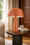 Kalysta - Lampe à poser en métal orange