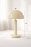 Kyra - Lampe à poser en métal crème