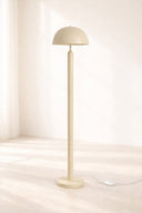 Kyra - Lampadaire en métal crème