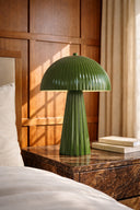 Thalia - Lampe à poser en métal vert olive