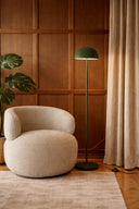 Thalia - Lampadaire en métal vert olive