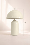 Chloe - Lampe à poser en métal écru