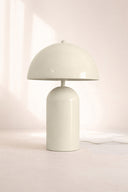 Chloe - Lampe à poser en métal écru