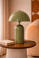 Chloe - Lampe à poser en métal vert sauge