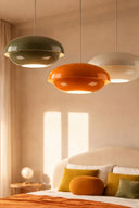 Chloe - Suspension en métal orange