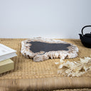 Palu - Plateau de présentation en bois pétrifié