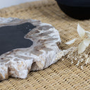 Palu - Plateau de présentation en bois pétrifié