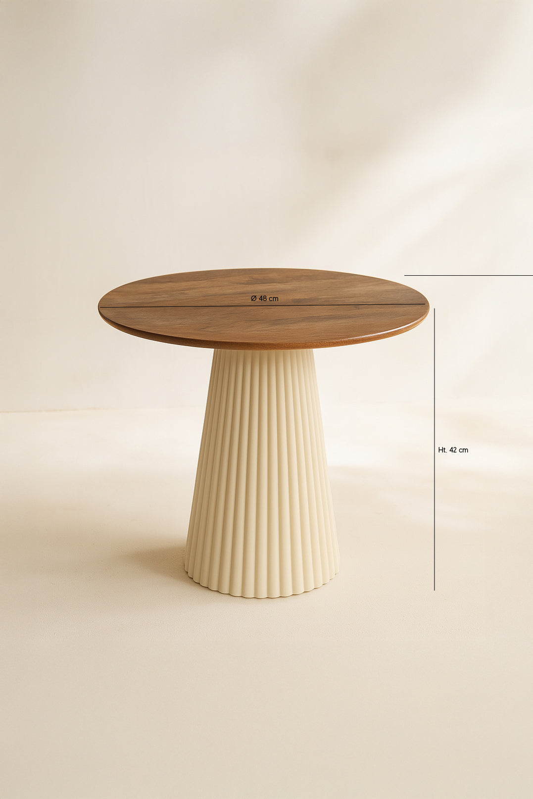 Dimensions Fjord - Meuble d'appoint en bois de manguier et métal