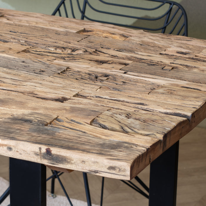 Table Sarmarty en bois de teck recyclé 200 x 90 cm