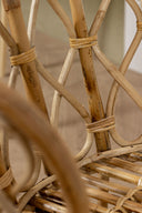 Katavi - Fauteuil en rotin tressé naturel avec coussin