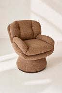 Gustave - Fauteuil en tissu brique