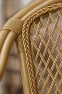 Capri - Lot de 2 fauteuils de table d'extérieur en rotin