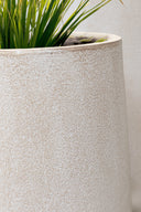 Set de 2 pots ronds Lagos en terre d'argile 40/55 cm