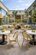 Amalfi - Lot de 2 chaises extérieures en textilène beige