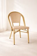 Amalfi - Lot de 2 chaises extérieures en textilène beige