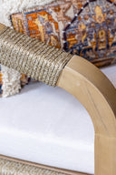 Saona - Ensemble table et 6 fauteuils en bois d'acacia