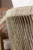 Ensemble Saona table de jardin et 8 fauteuils en bois d'acacia