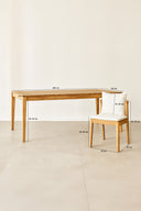 Fidji - Ensemble de jardin avec 8 chaises en bois d’acacia