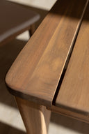 Fidji - Ensemble de jardin table extensible avec 10 chaises en bois d’acacia