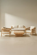 Maui - Salon de jardin en bois d'acacia 4 places