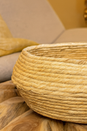 Dounia - Panier en abaca tressé à la main