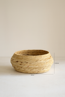 Dounia - Panier en abaca tressé à la main