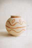 Merzouga - Vase décoratif en papier mâché