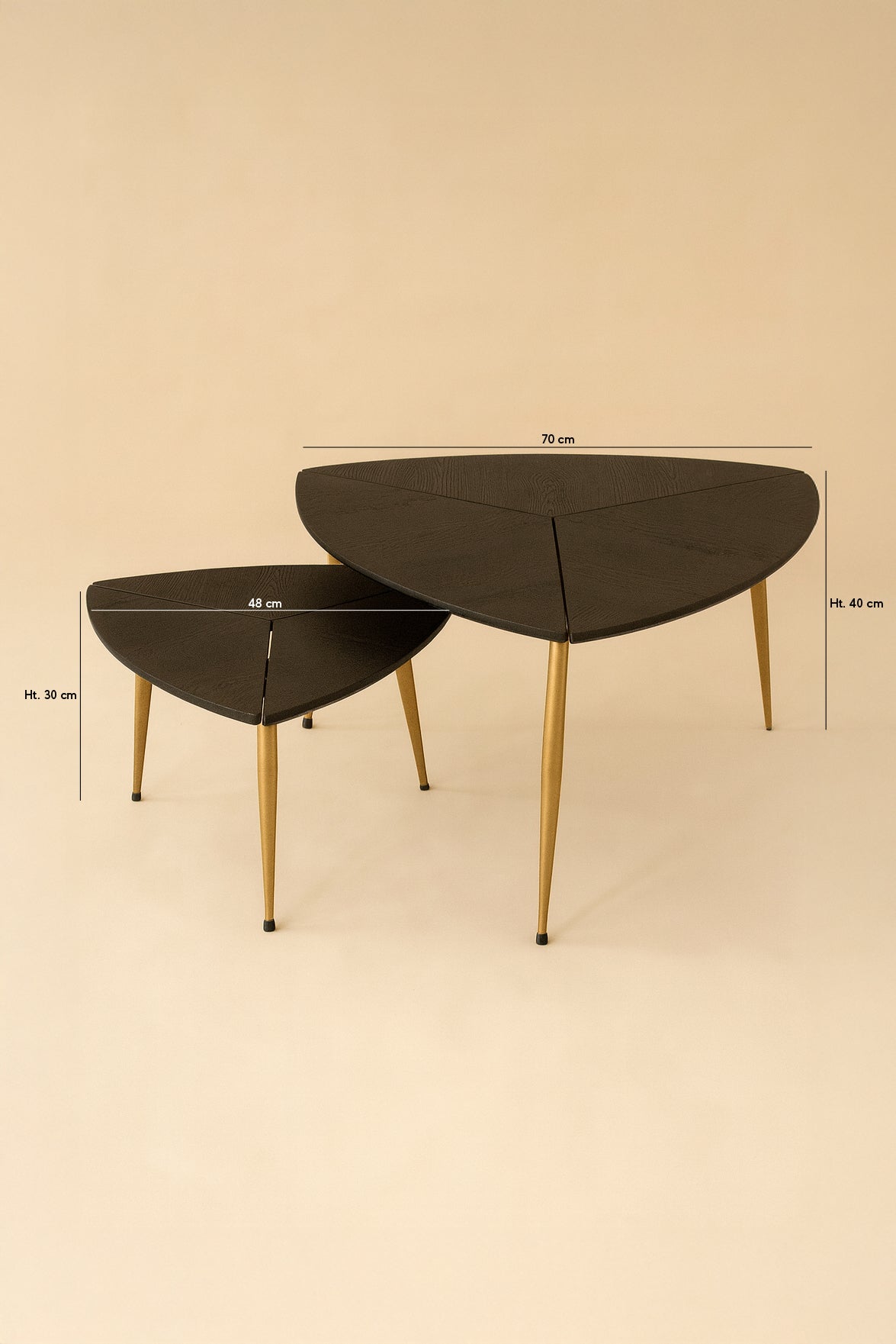 Dimensions Sakura - Set de 2 tables gigognes