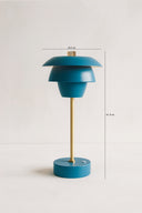 Moxy - Lampe à poser en métal bleu