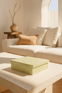 Tulum - Boîte en bambou ornée de coquilles d'œufs