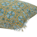 Coussin Nala en coton avec franges 40x40 cm