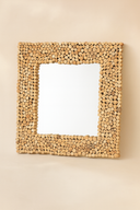 Flots perdus - Miroir carré en bois flotté naturel